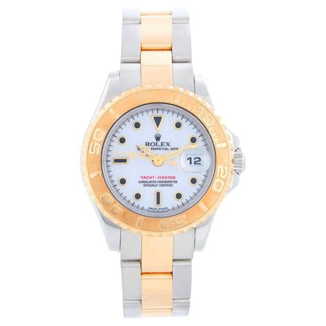 replica rolex ladies yachtmaster two tone|rolex 2 tone yacht master.